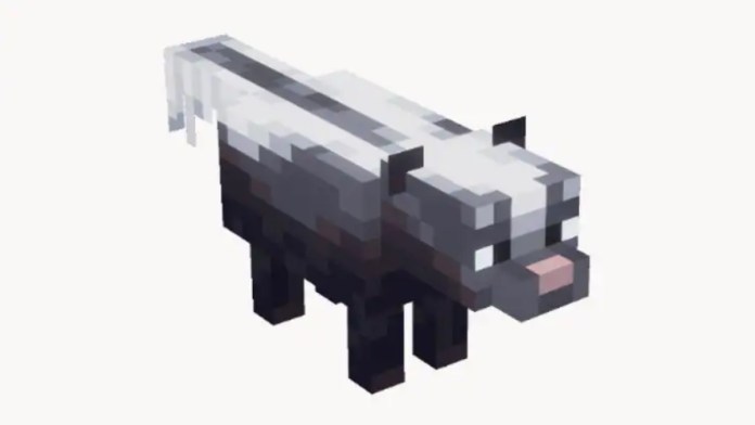 A skunk from Minecraft Dungeons.