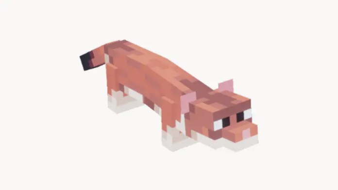 The cinnamon ferret from Minecraft Dungeons.