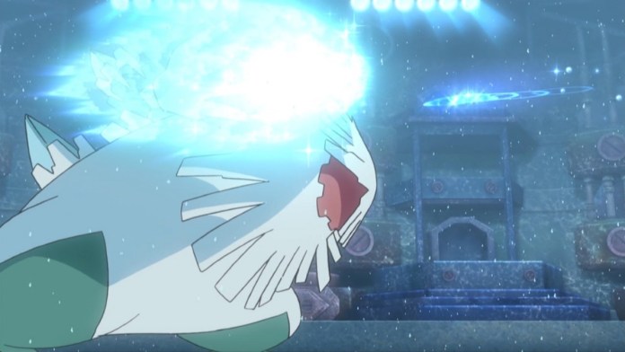 Abomasnow using Ice Punch in Pokemon