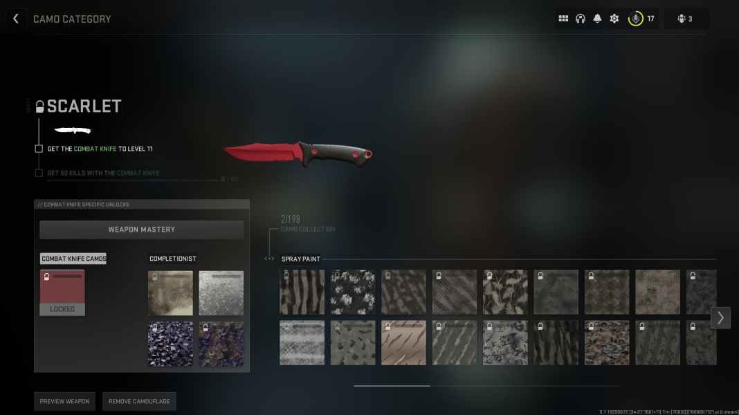 All Knife Camo Challenges In COD MW2 Touch, Tap, Play
