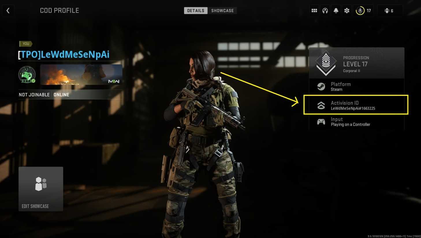 How To Find Activision ID in Modern Warfare 2 Touch, Tap, Play
