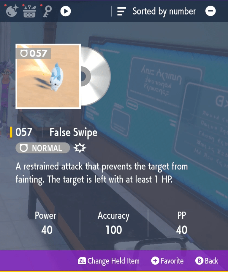 How To Get False Swipe TM Pokémon Scarlet and Violet Touch, Tap, Play