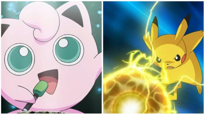 jigglypuff and pikachu from pokemon