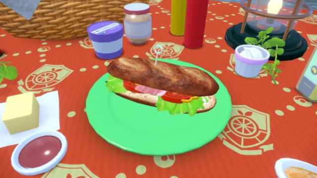 Pokemon Scarlet and Violet sandwich