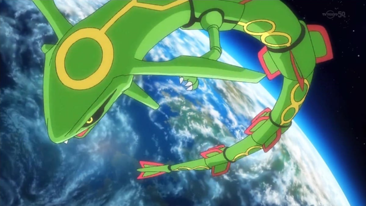 rayquaza in earths orbit