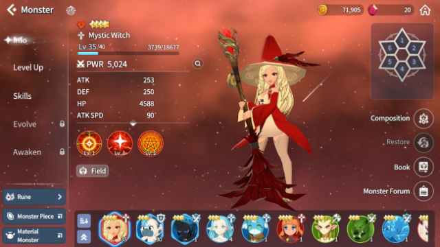 Summoners War: Chronicles monsters