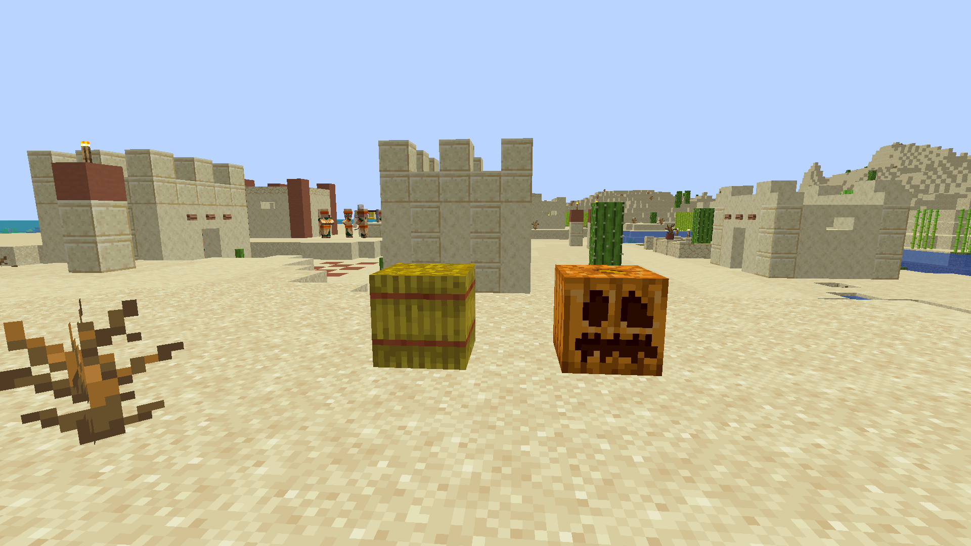 How to make a Straw Golem in Minecraft Touch, Tap, Play