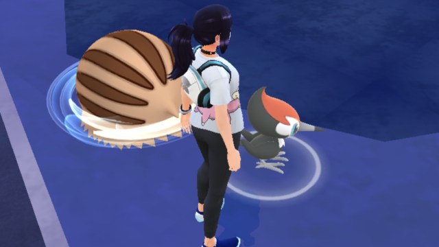 A trainer with Pokemon in Pokemon Go.