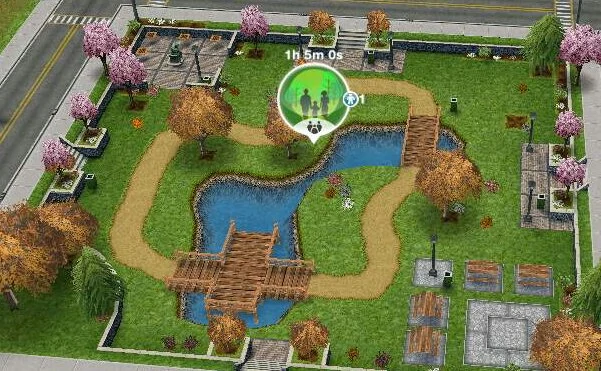 Park in Sims Freeplay