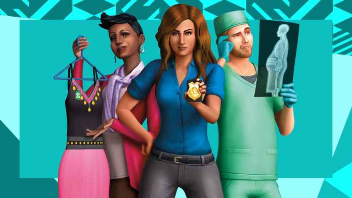 Sims 4 Get to Work artwork