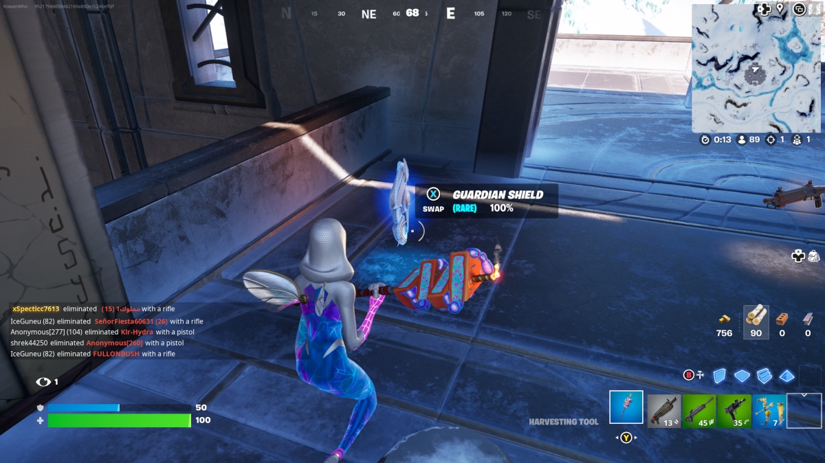 How to Block Shots Using the Guardian Shield in Fortnite Touch, Tap, Play