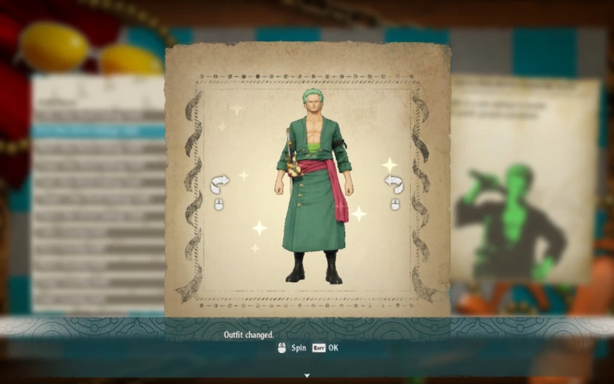 How to Change Outfits in One Piece Odyssey Touch, Tap, Play