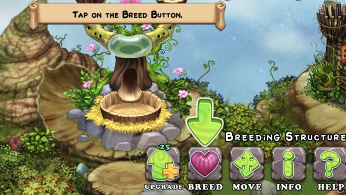 The breeding station from My Singing Monsters. 