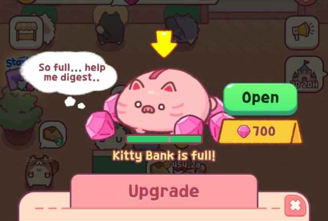 What Does the Kitty Bank Do in Cat Snack Bar?