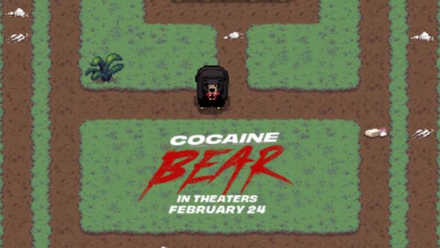 Cocaine Bear Pac-Man Inspired Game is Fun as Hell