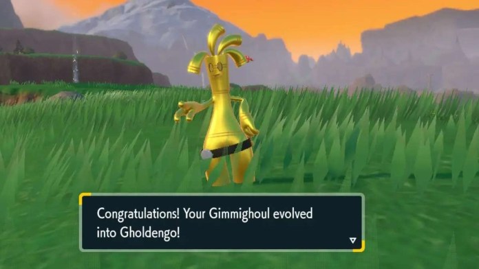 Gholdengo from Pokemon. 