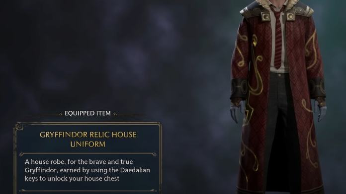 Relic House Uniform in Hogwarts Legacy
