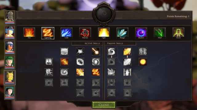 Stolen Realm - skills for a low-level lightning wizard