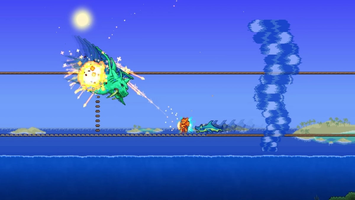 Terraria: How to Summon and Defeat Duke Fishron - Touch, Tap, Play