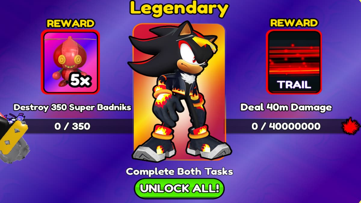 How to Unlock Flame Shadow in Roblox Sonic Speed Simulator Touch, Tap