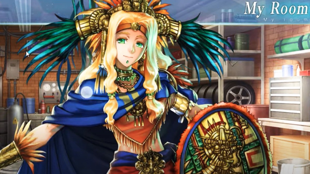 quetzalcoatl in the voice room in fate grand order