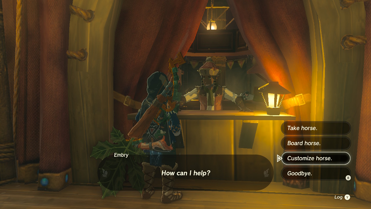 How to Change Your Horse's Mane in Tears of the Kingdom Touch, Tap, Play