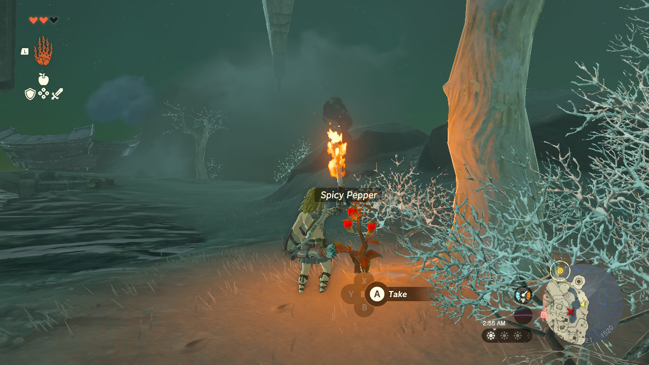 Where to Find Spicy Pepper in Zelda Tears of the Kingdom Touch, Tap, Play