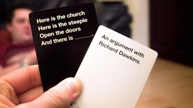 Cards from Cards Against Humanity.