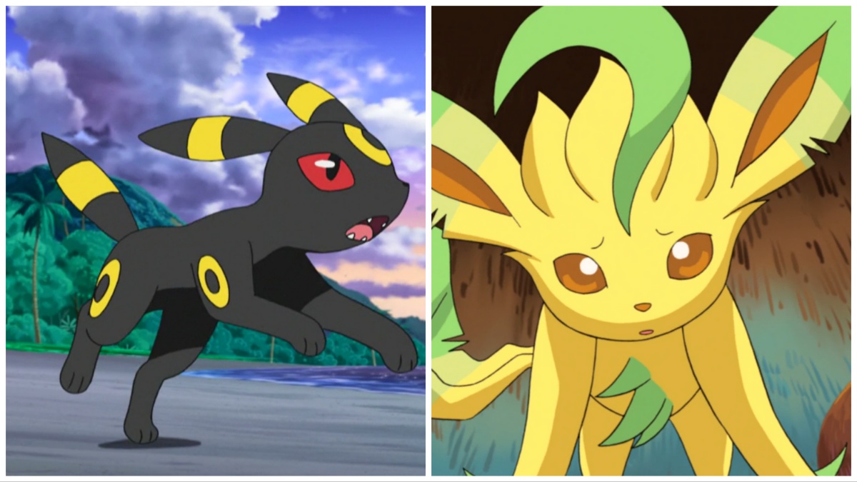leafeon and umbreon from pokemon unite