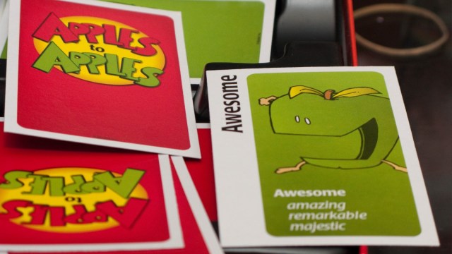 Playing Apples to Apples.