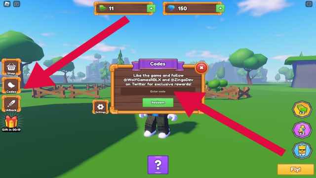 How to redeem codes in Roblox Castle Tycoon