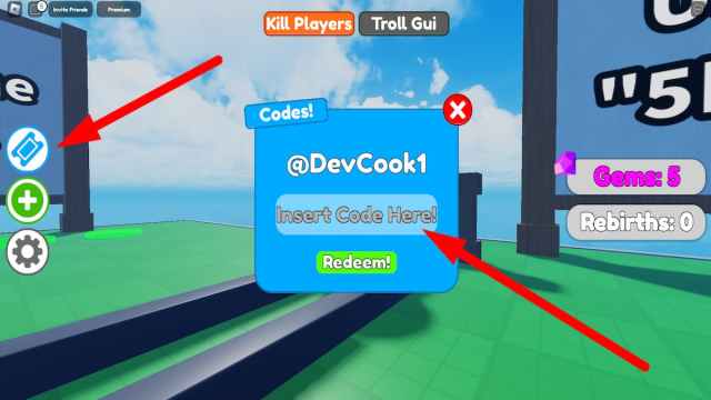 How to redeem codes in Marble Rail