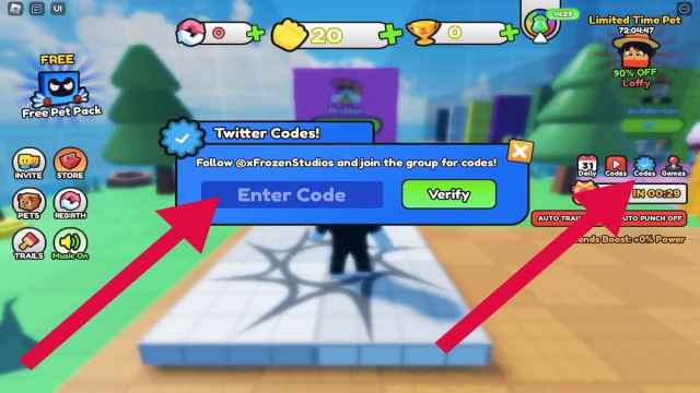 How to redeem codes in Punch a Skibi on Roblox