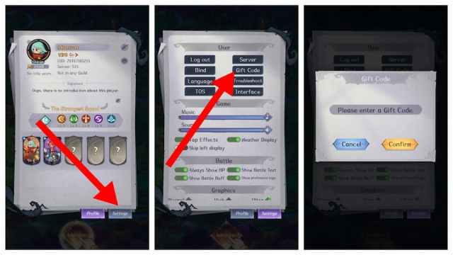 How to redeem codes in Madtale Idle RPG