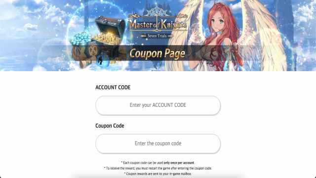 How to redeem codes in Master of Knights