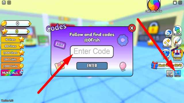 How to redeem codes in Math Wall Simulator in Roblox