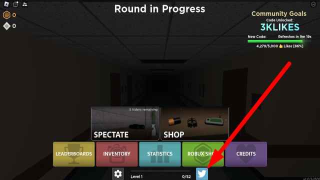 How to redeem codes in Roblox Flashlight Tag