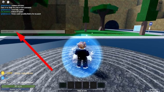 How to redeem codes in Roblox World of Power