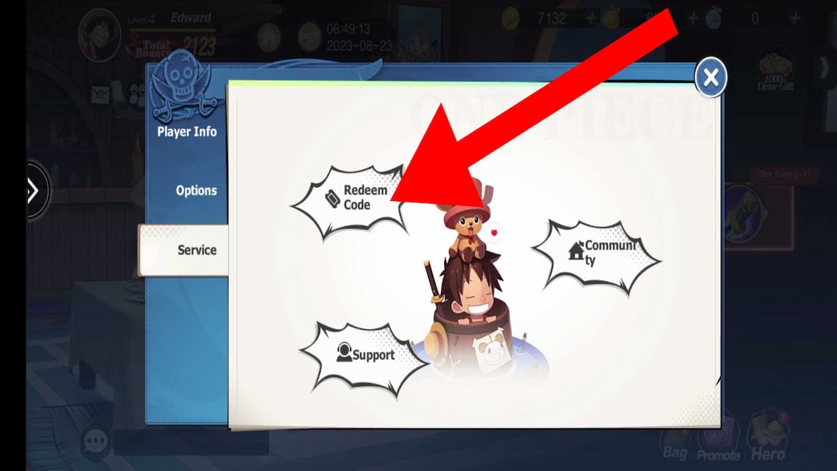 Voyage of the Four Seas Codes