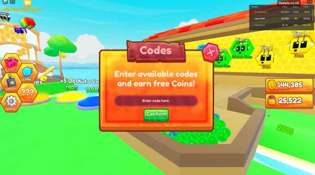 Bee Factory Tycoon - How to redeem codes