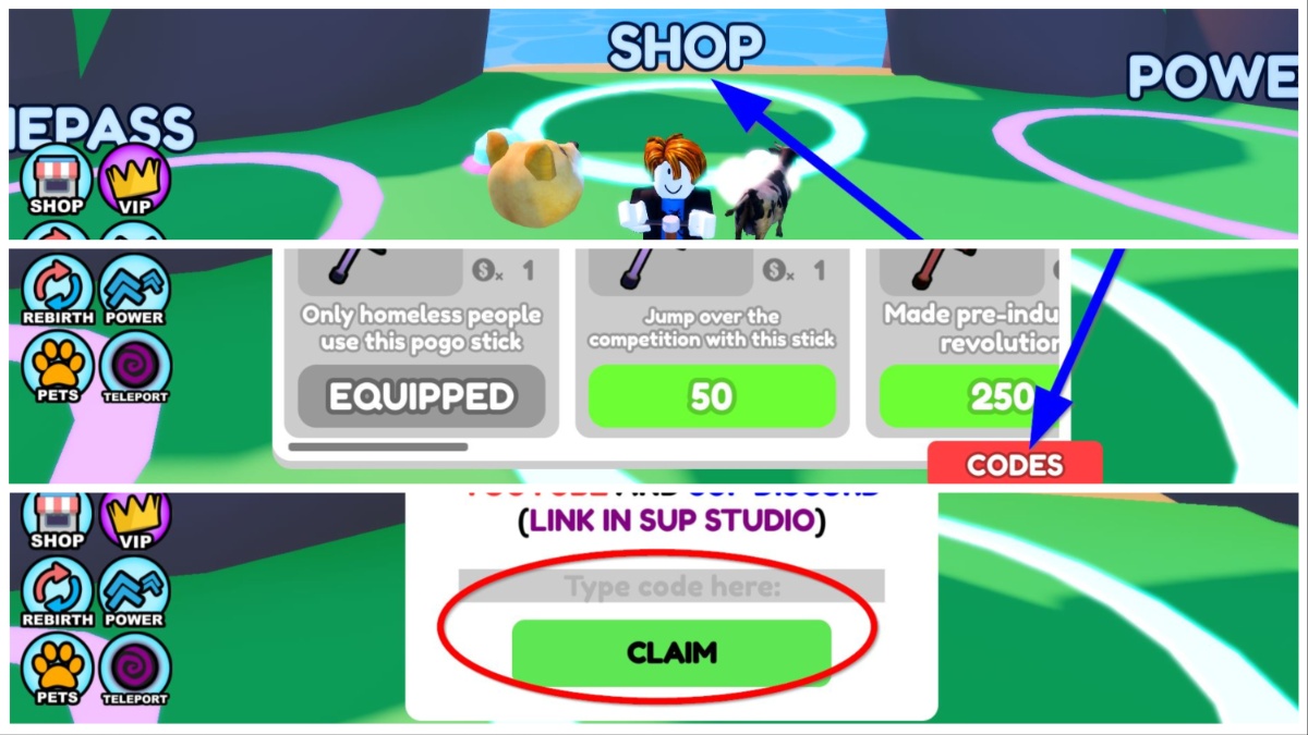 Pogo Simulator Codes Touch, Tap, Play