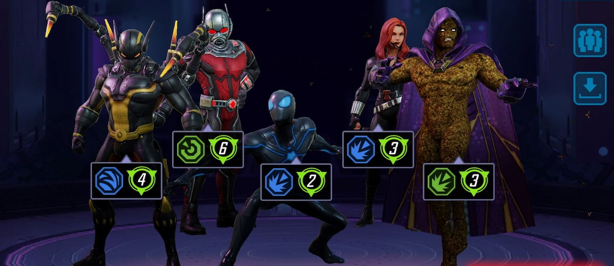 Marvel Strike Force Best War Defense Teams Touch, Tap, Play