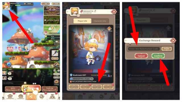 How to redeem codes in MapleHeroes