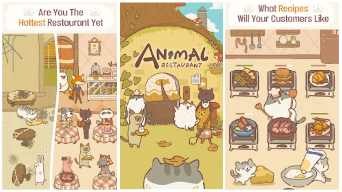 Animal Restaurant Codes Touch, Tap, Play