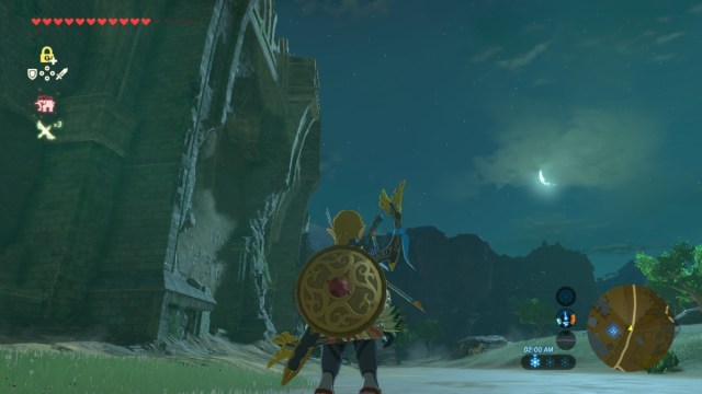 A high wall in breath of the wild