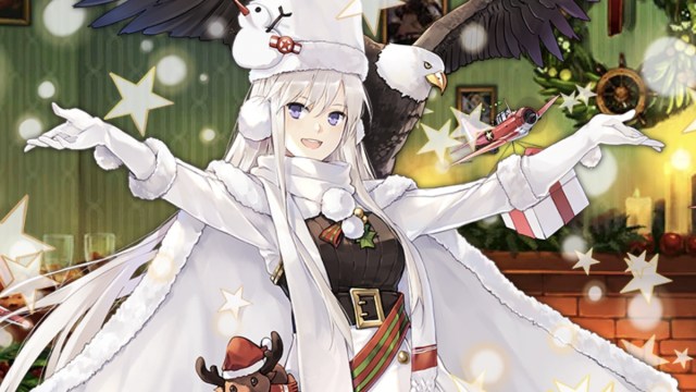 Enterprise in her Christmas outfit