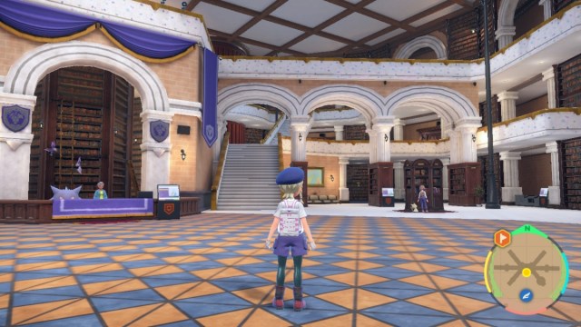 The player in the pokemon school