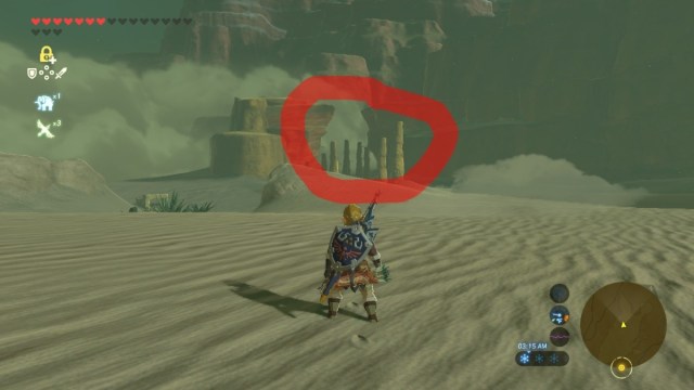 The Yiga hideout in Zelda