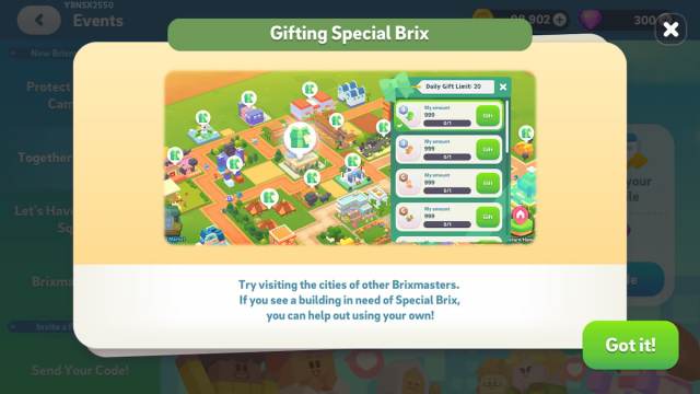 Tutorial in Brixity for gifting Special Brix