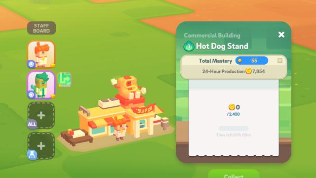The Hot Dog Stand, one of the buildings in Brixity that earn you Coins